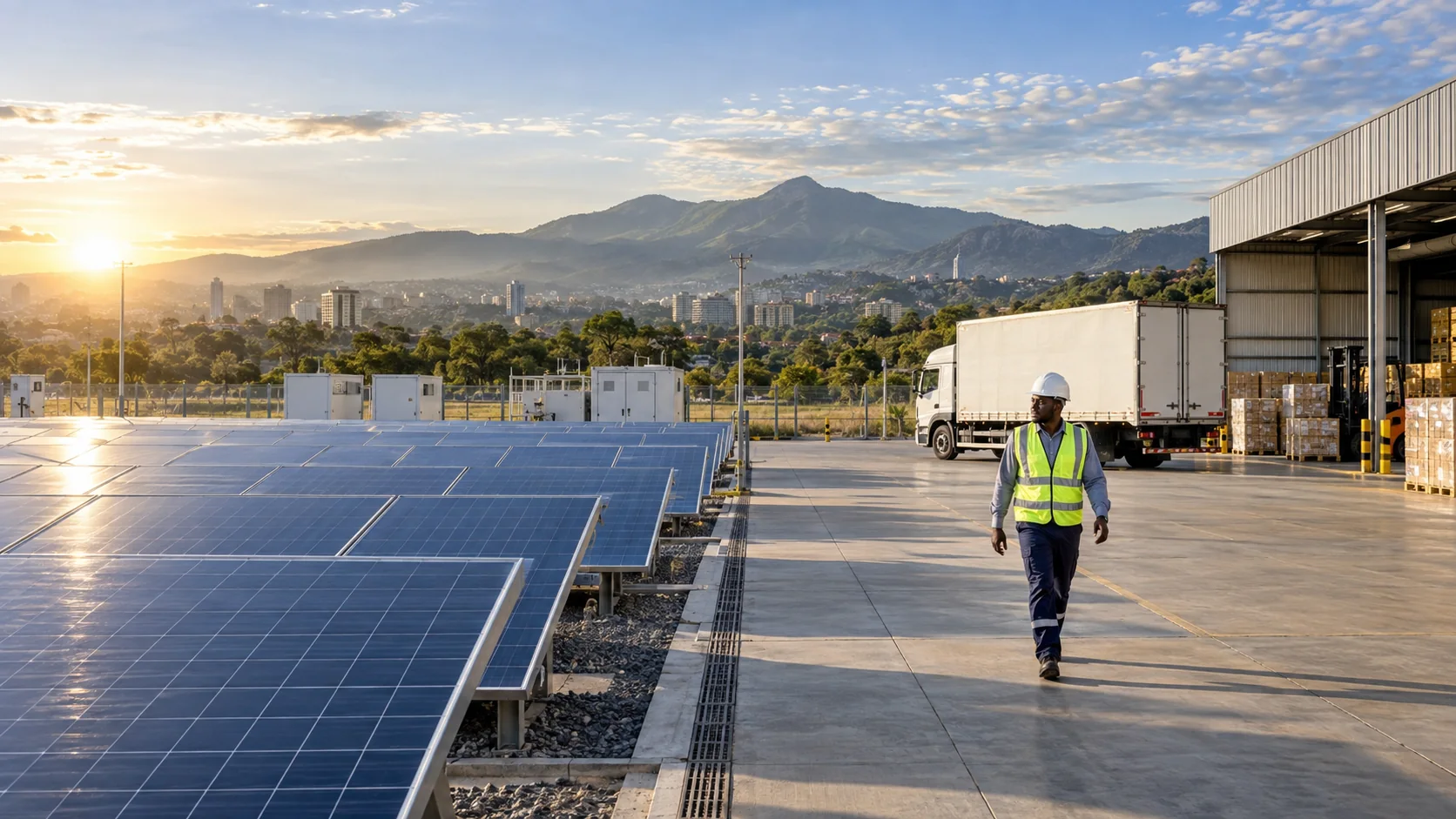 Solar infrastructure and regional logistics hub in East Africa
